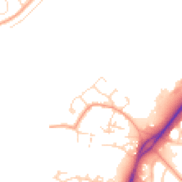 Daytime road noise heatmap for NG11 8NT