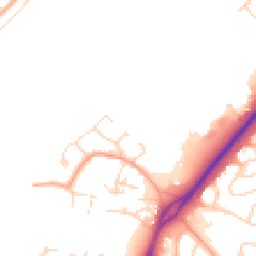 Daytime road noise heatmap for NG11 8NX