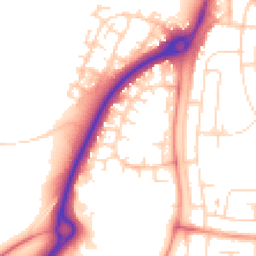 Daytime road noise heatmap for NG11 8RD