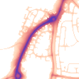 Daytime road noise heatmap for NG11 8RX