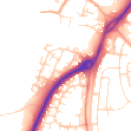 Daytime road noise heatmap for NG11 8SD