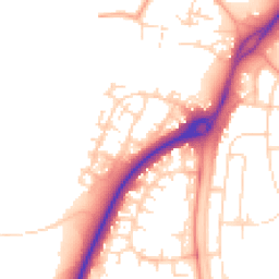 Daytime road noise heatmap for NG11 8SQ