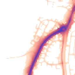 Daytime road noise heatmap for NG11 8SZ