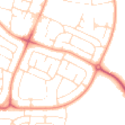 Daytime road noise heatmap for NG11 9BB