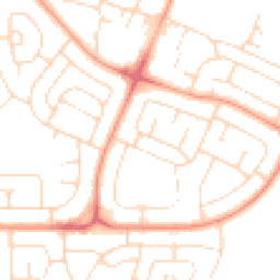 Daytime road noise heatmap for NG11 9BS