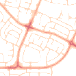 Daytime road noise heatmap for NG11 9BZ