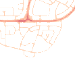 Daytime road noise heatmap for NG11 9DZ