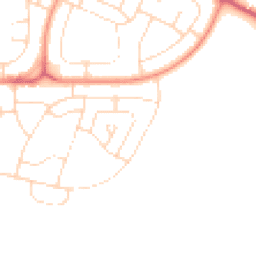 Daytime road noise heatmap for NG11 9EQ