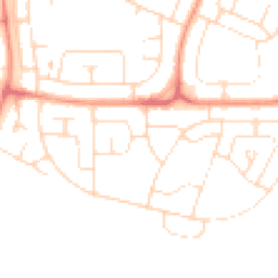 Daytime road noise heatmap for NG11 9FJ