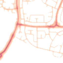 Daytime road noise heatmap for NG11 9FX