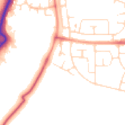 Daytime road noise heatmap for NG11 9GF