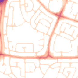 Daytime road noise heatmap for NG11 9GL