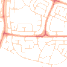 Daytime road noise heatmap for NG11 9GP