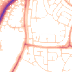 Daytime road noise heatmap for NG11 9HS