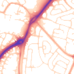 Daytime road noise heatmap for NG11 9HW