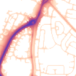 Daytime road noise heatmap for NG11 9HY