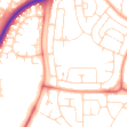 Daytime road noise heatmap for NG11 9JH