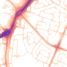 Daytime road noise heatmap for NG11 9JZ