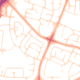 Daytime road noise heatmap for NG11 9LU
