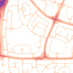 Daytime road noise heatmap for NG11 9NF