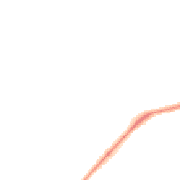 Night-time road noise heatmap for NG12 1BY