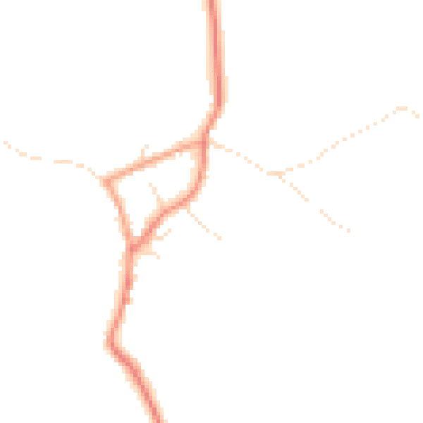 Daytime road noise heatmap for NG12 1EG