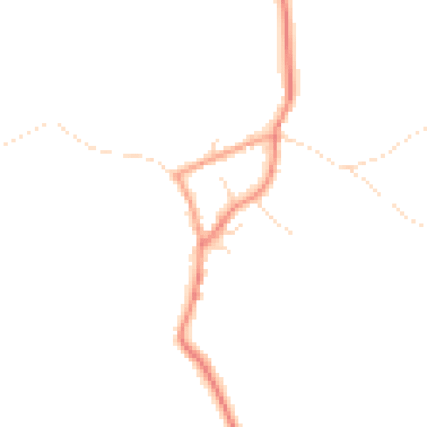 Daytime road noise heatmap for NG12 1ET