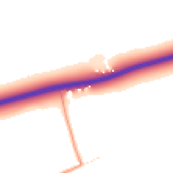 Daytime road noise heatmap for NG12 2LF