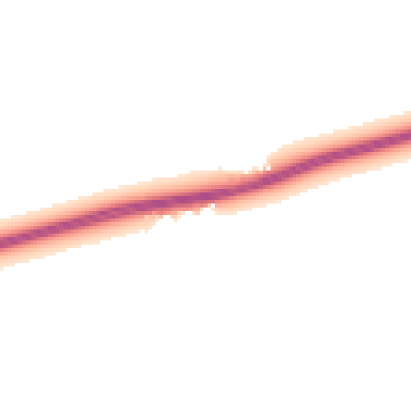 Night-time road noise heatmap for NG12 2LF