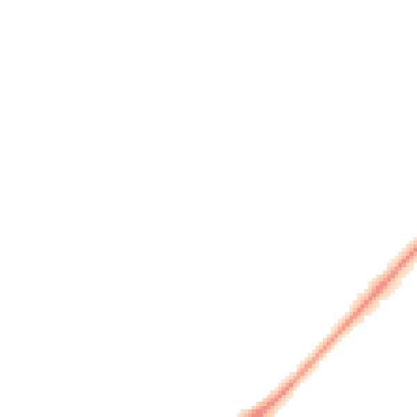 Night-time road noise heatmap for NG12 2LP