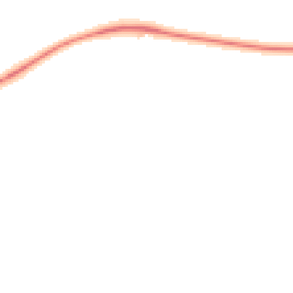 Night-time road noise heatmap for NG12 2LQ