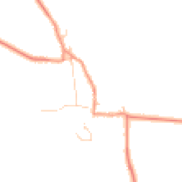 Daytime road noise heatmap for NG12 3AB