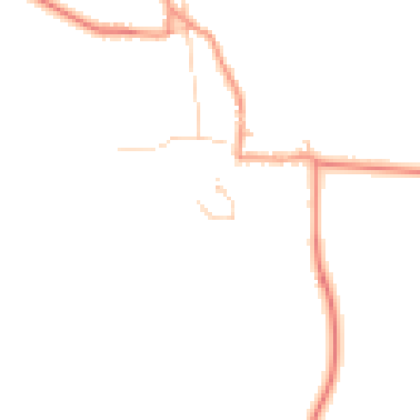Daytime road noise heatmap for NG12 3AF