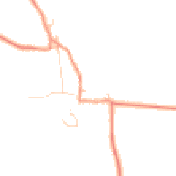 Daytime road noise heatmap for NG12 3AT
