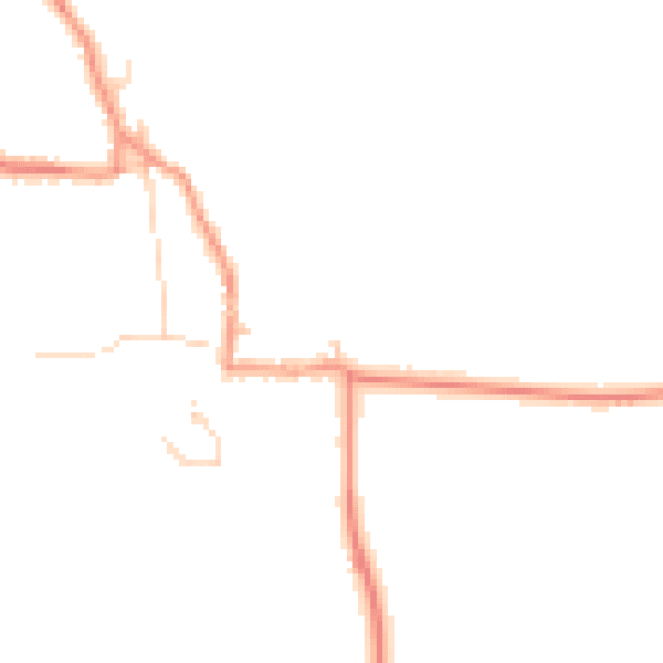 Daytime road noise heatmap for NG12 3BB
