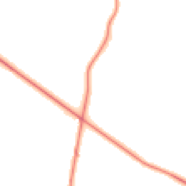 Daytime road noise heatmap for NG12 3BH