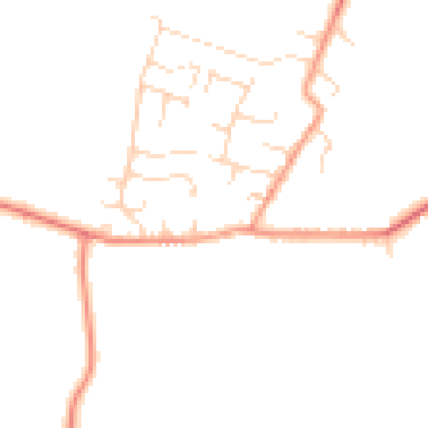 Daytime road noise heatmap for NG12 3BT