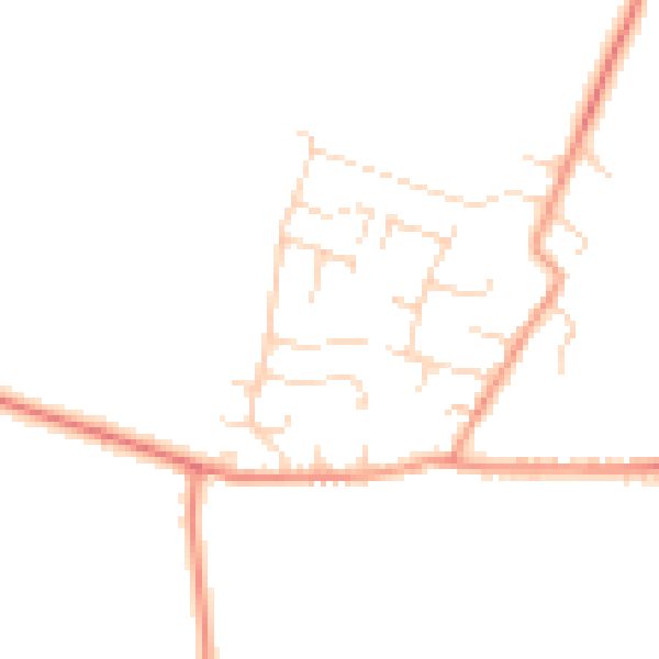 Daytime road noise heatmap for NG12 3DN