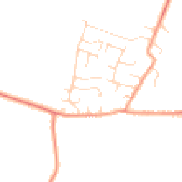 Daytime road noise heatmap for NG12 3DP