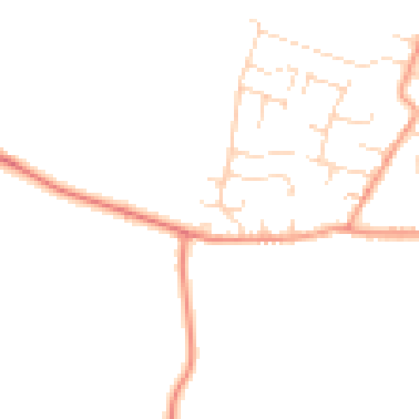 Daytime road noise heatmap for NG12 3DR
