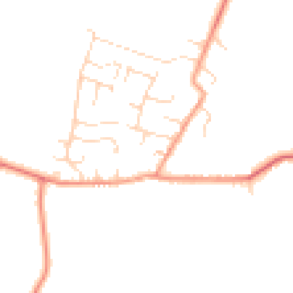 Daytime road noise heatmap for NG12 3DU
