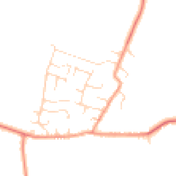Daytime road noise heatmap for NG12 3DX