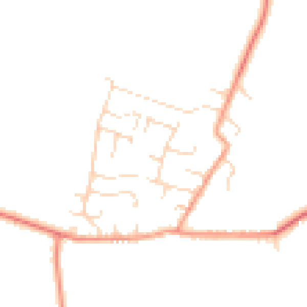 Daytime road noise heatmap for NG12 3DY