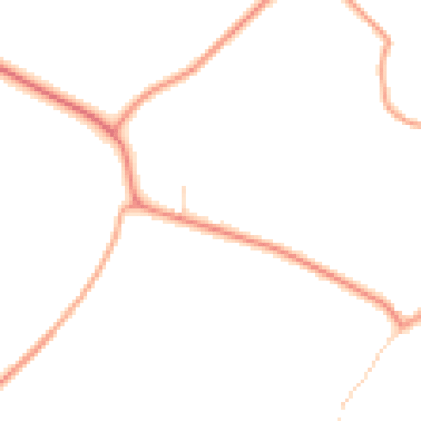 Daytime road noise heatmap for NG12 3FB