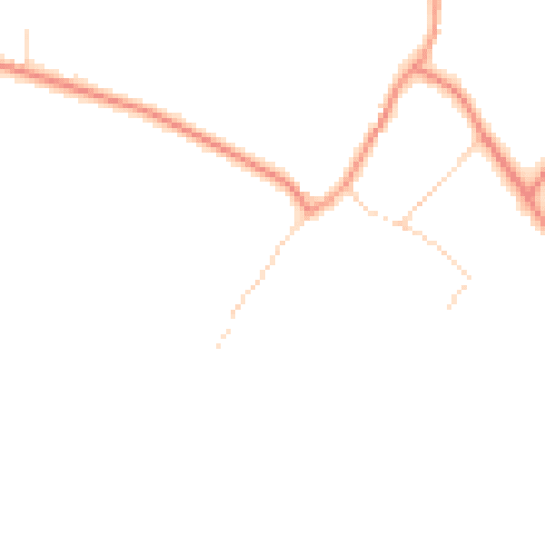 Daytime road noise heatmap for NG12 3FD