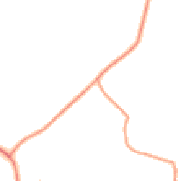 Daytime road noise heatmap for NG12 3FS