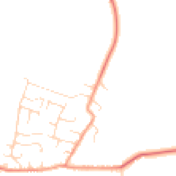Daytime road noise heatmap for NG12 3FW
