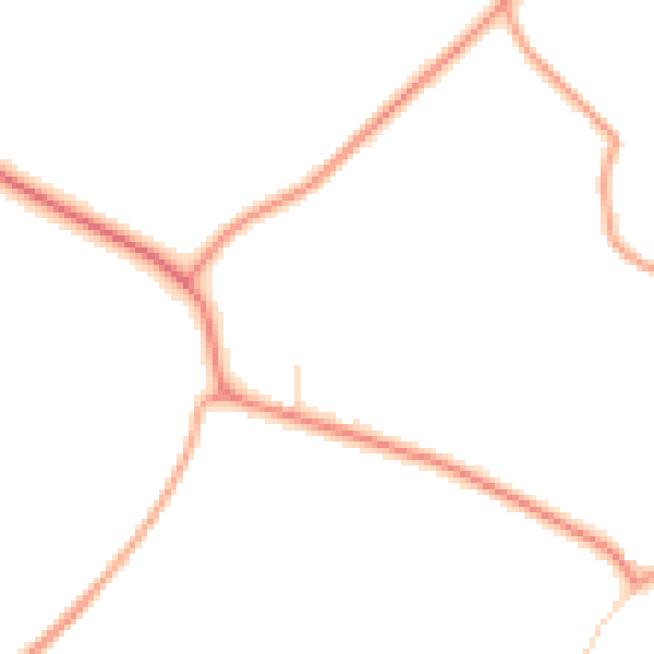 Daytime road noise heatmap for NG12 3FX