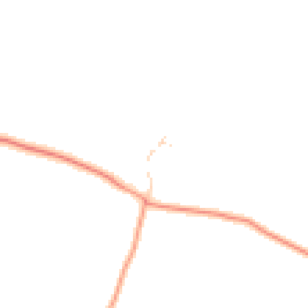 Daytime road noise heatmap for NG12 3GA