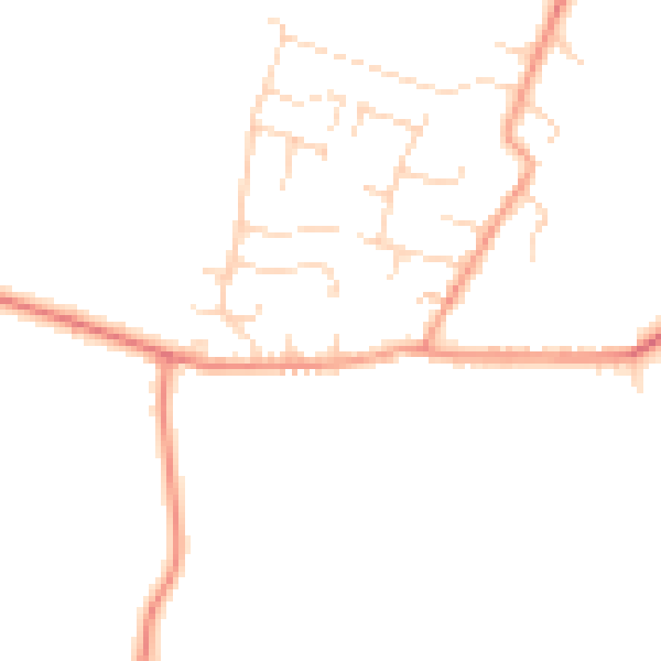Daytime road noise heatmap for NG12 3GH